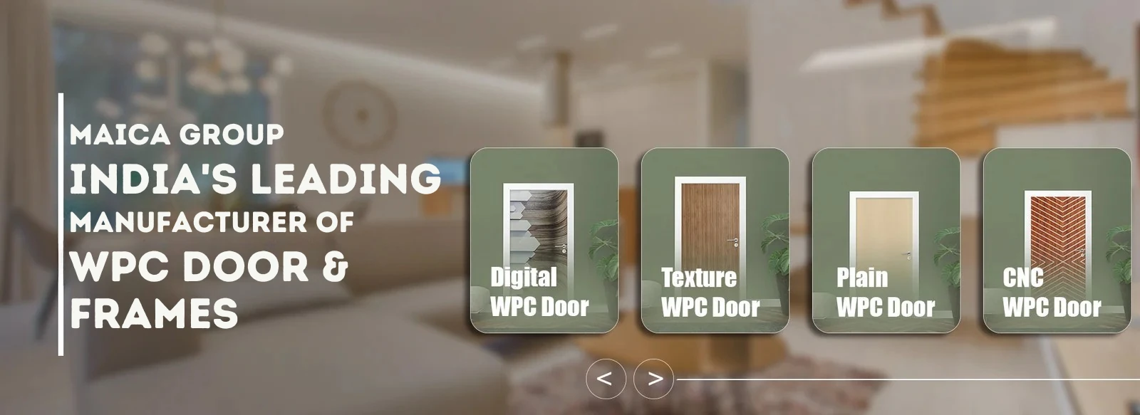 India's leading WPC Doors manufacturer - Maica Plastiwood