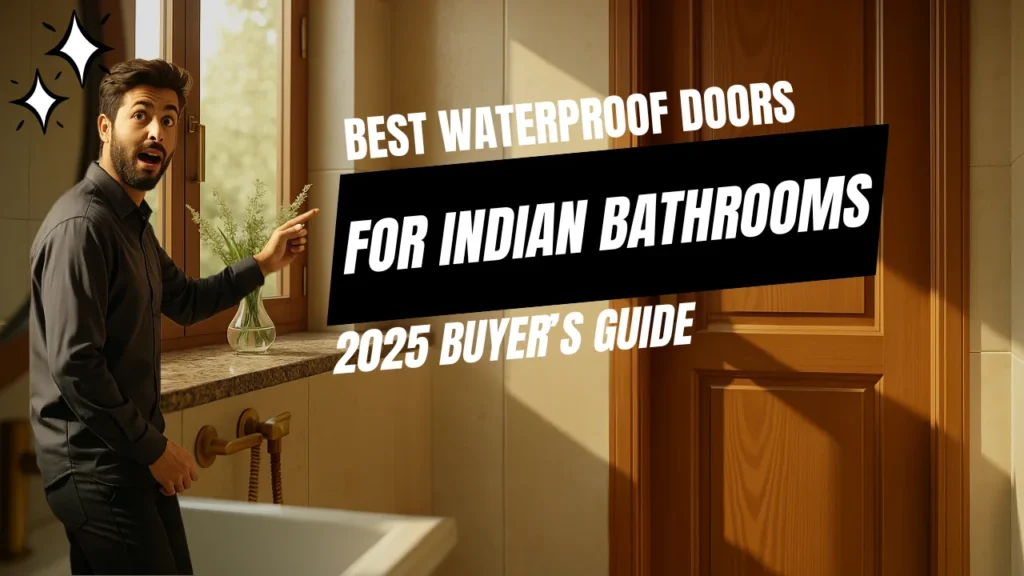 WPC Bathroom doors. Waterproof doors