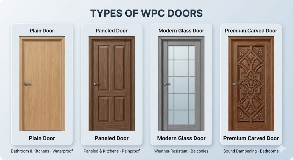 Types of wpc doors