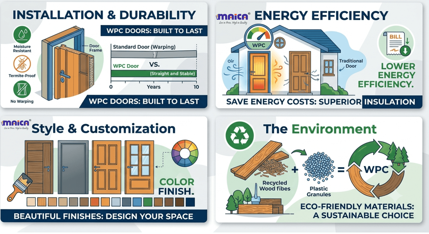 WPC Doors Reduce Long-Term Cost