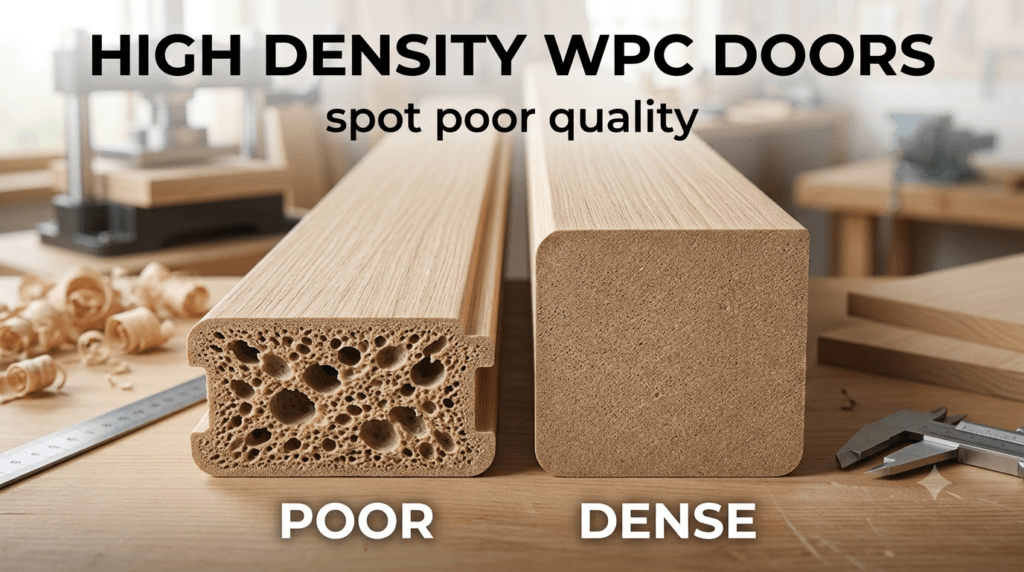 WPC door frame density