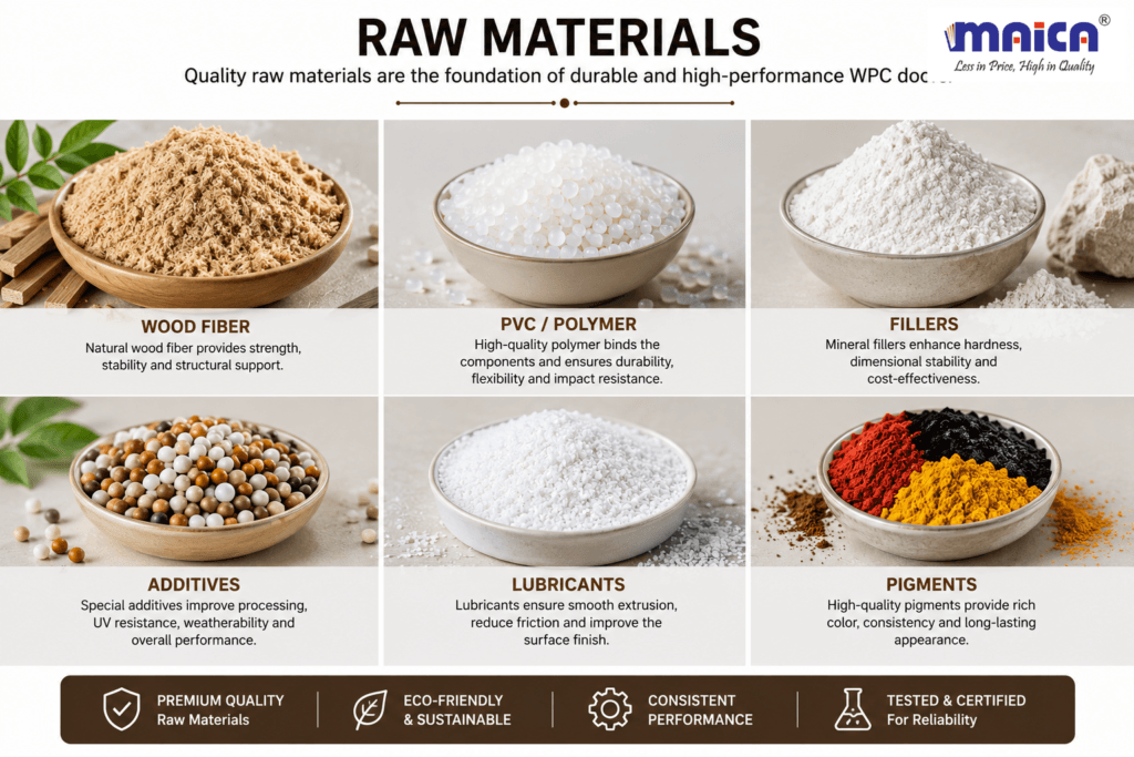 wpc-raw-materials raw materials used in wpc manufacturing