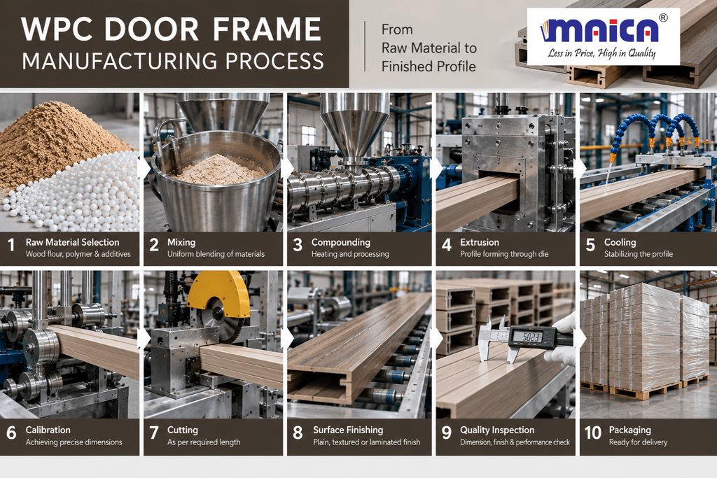 wpc-door-frame-manufacturing-process
