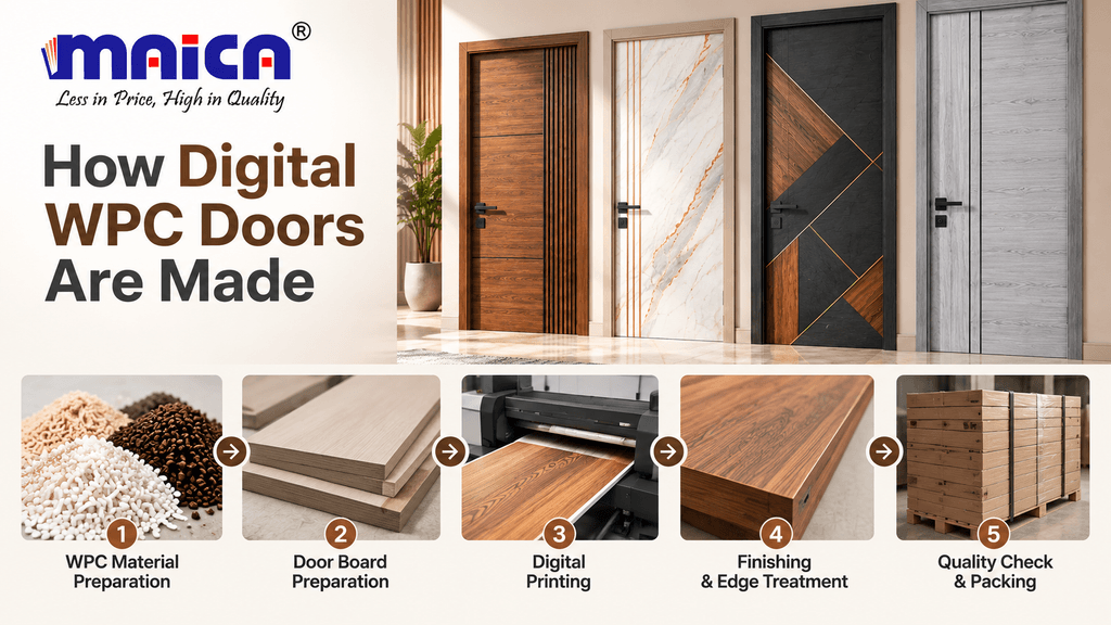 digital wpc doors manufacturing