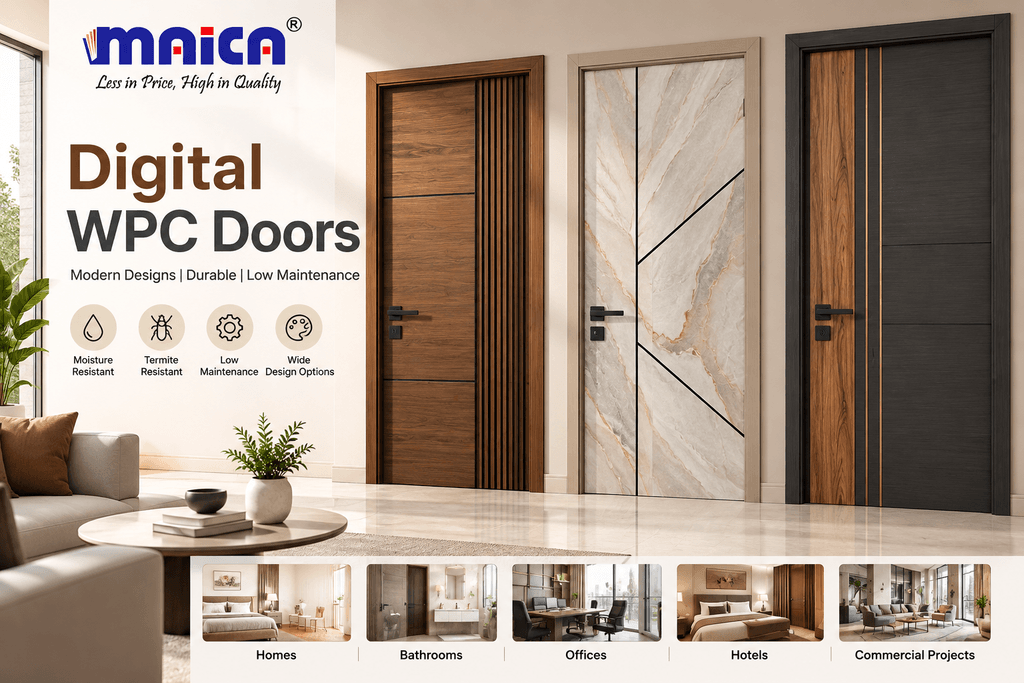 Digital wpc doors for every space