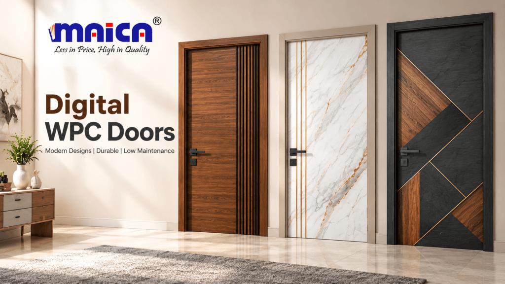 digital wpc doors modern design