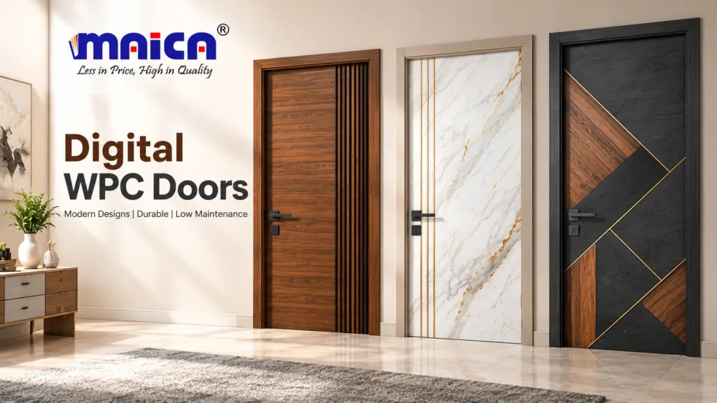 digital wpc doors modern design