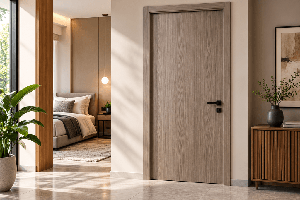 wpc textured doors for modern spaces